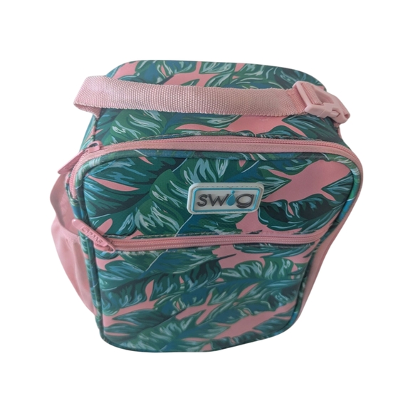 Tropical Pink and Green Women's Bag - Picture 6 of 12